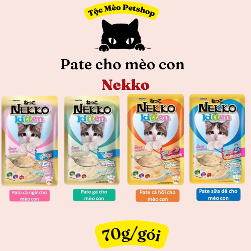 ( Hàng Thái Lan) PATE NEKKO nhập khẩu - Pate nekko dành cho mèo con