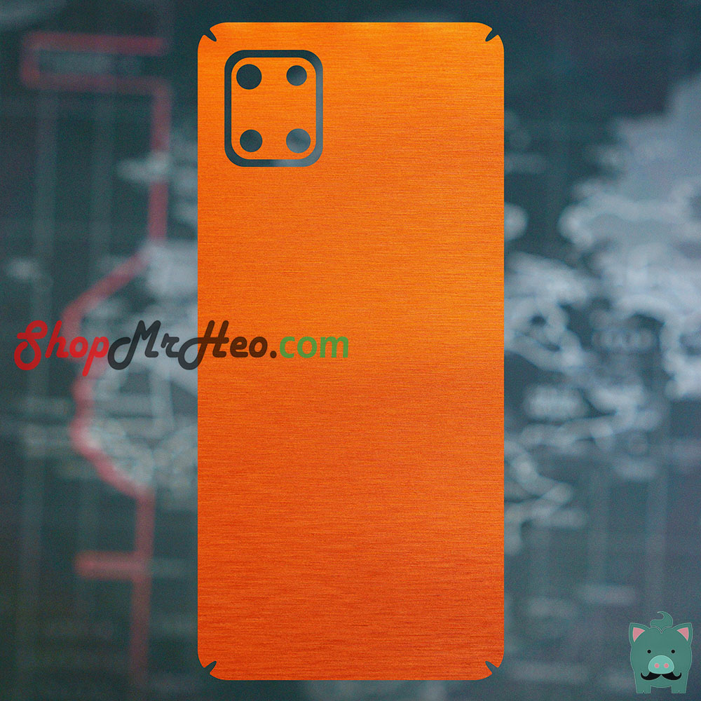[HCM]Skin Dán Mặt Sau Lưng Vân Nhôm Samsung Galaxy Note 10 Lite - S10 Lite