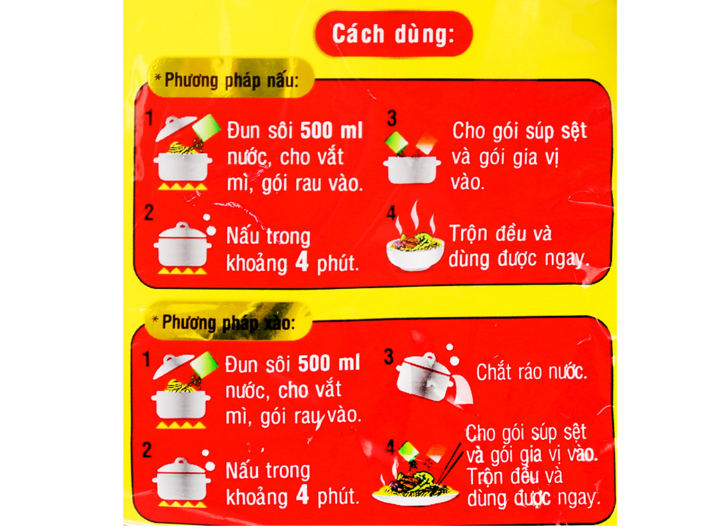 Thùng 24 gói mì hải sản SiuKay 128g