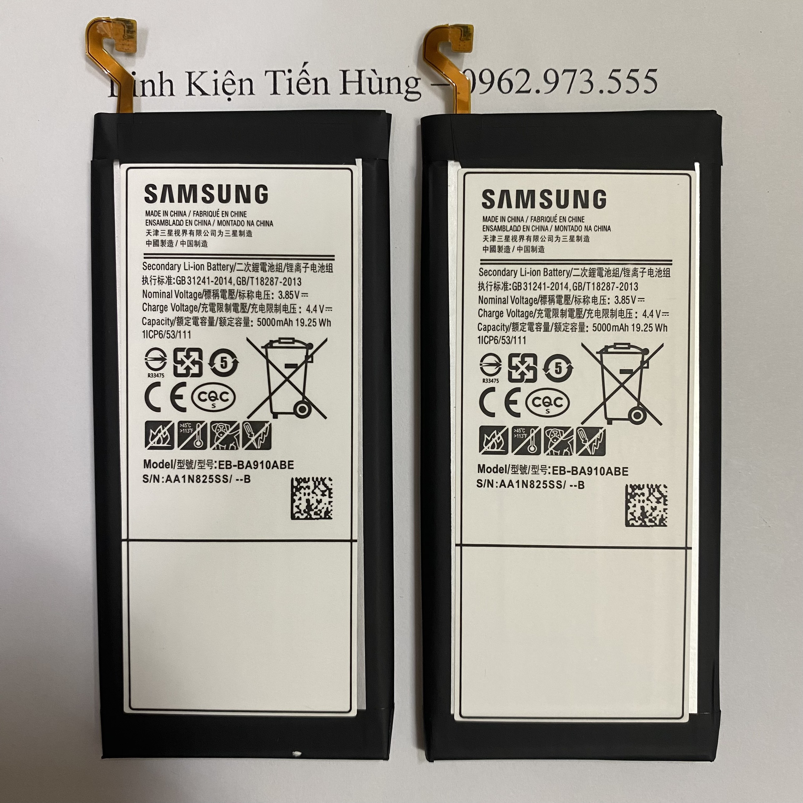 Pin điện thoại Samsung A9 Pro/A900/A910 có bảo hành