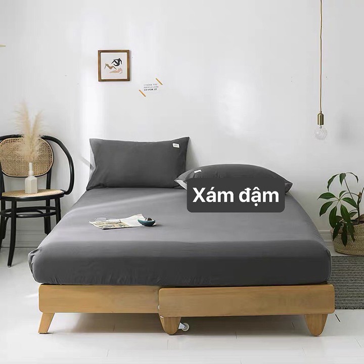 Ga giường cotton Tici phong cách hàn Quốc đủ màu