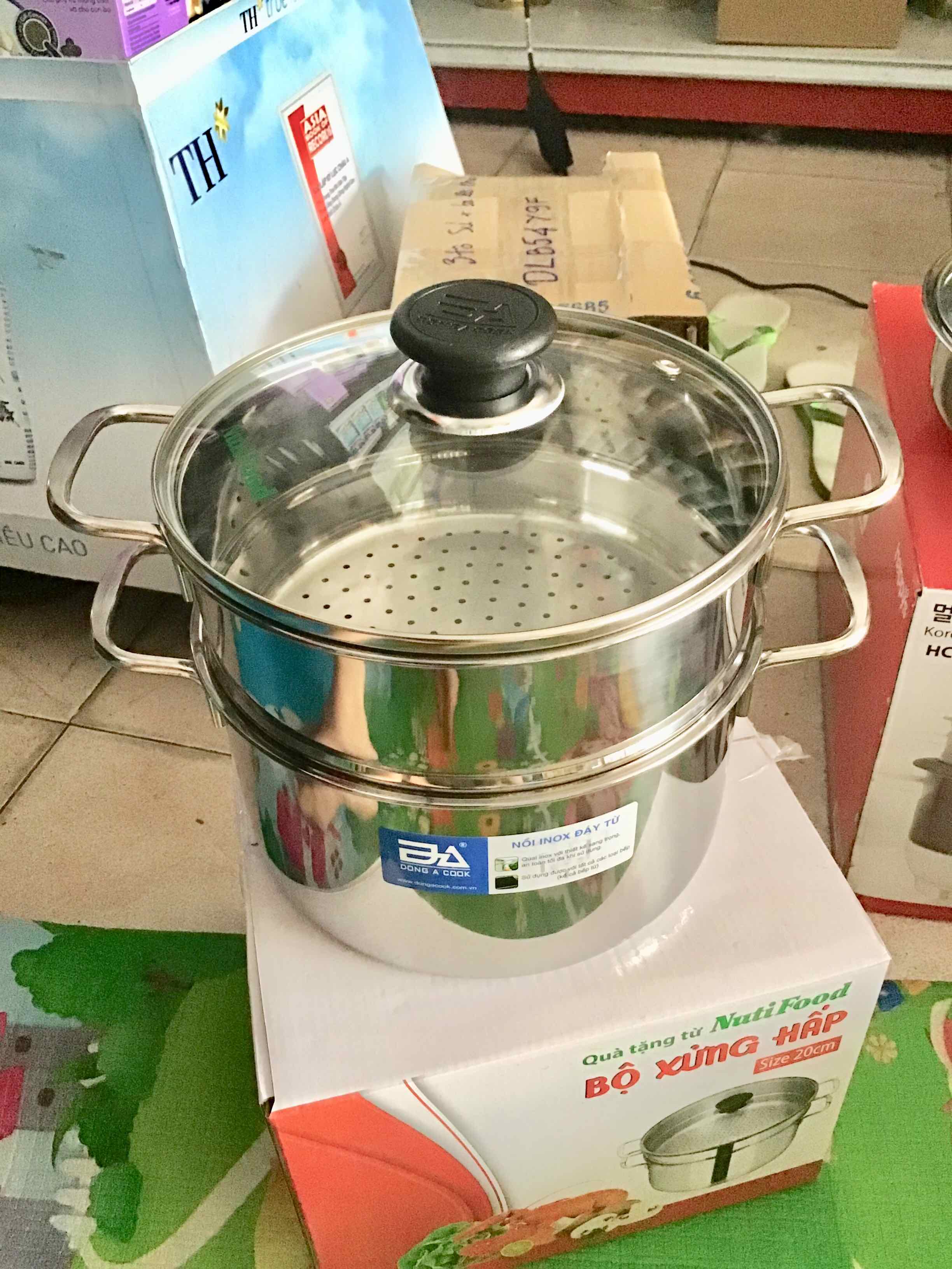 Bộ Xửng Hấp 2 Tầng Size 20cm