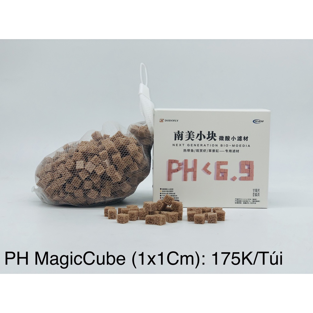 "Hoàn tiền đến 10%" VẬT LIỆU LỌC BỂ CÁ DODOFLY PH-MAGICCUBE 1L