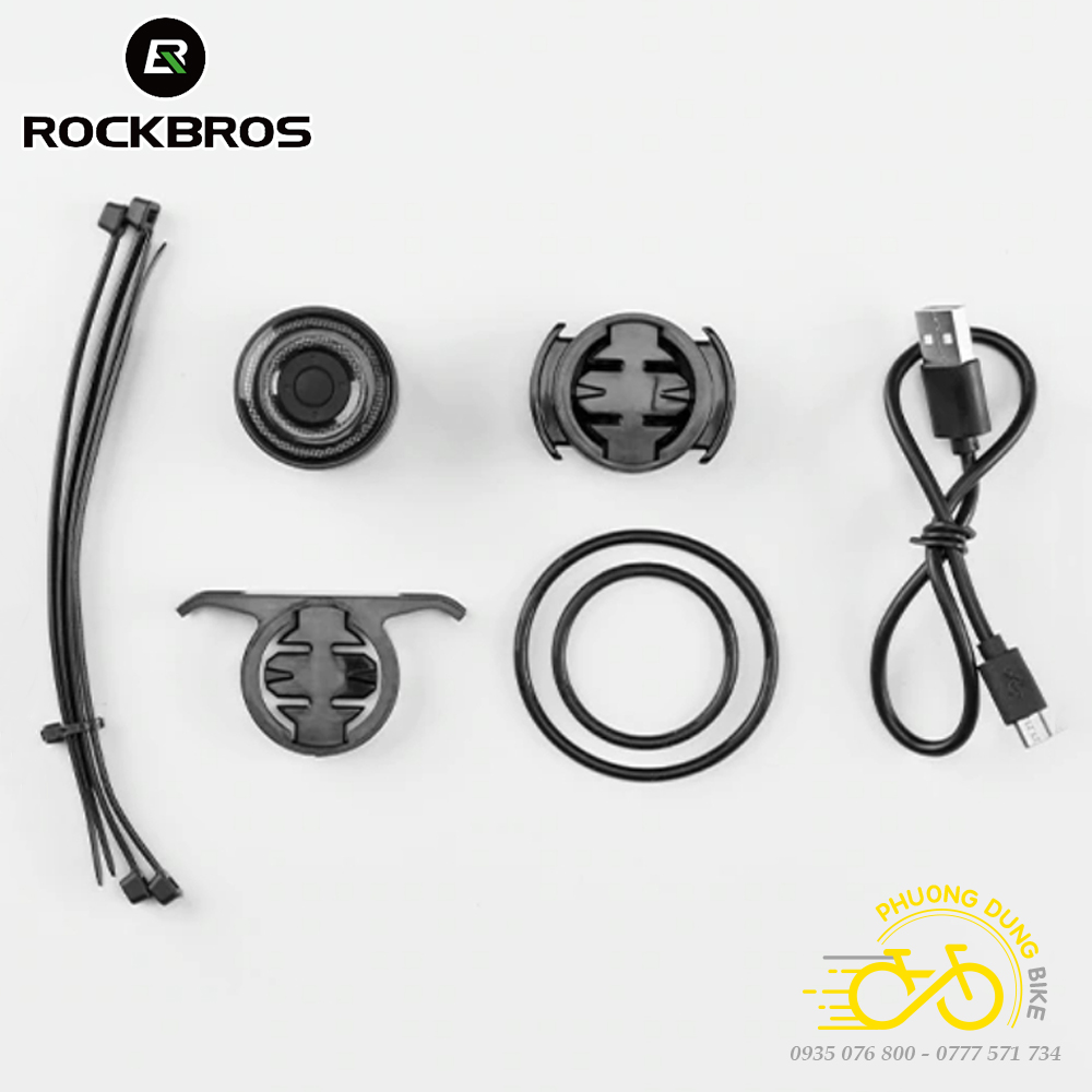Đèn hậu xe đạp ROCKBROS SAMURAI Q3 phanh thông minh