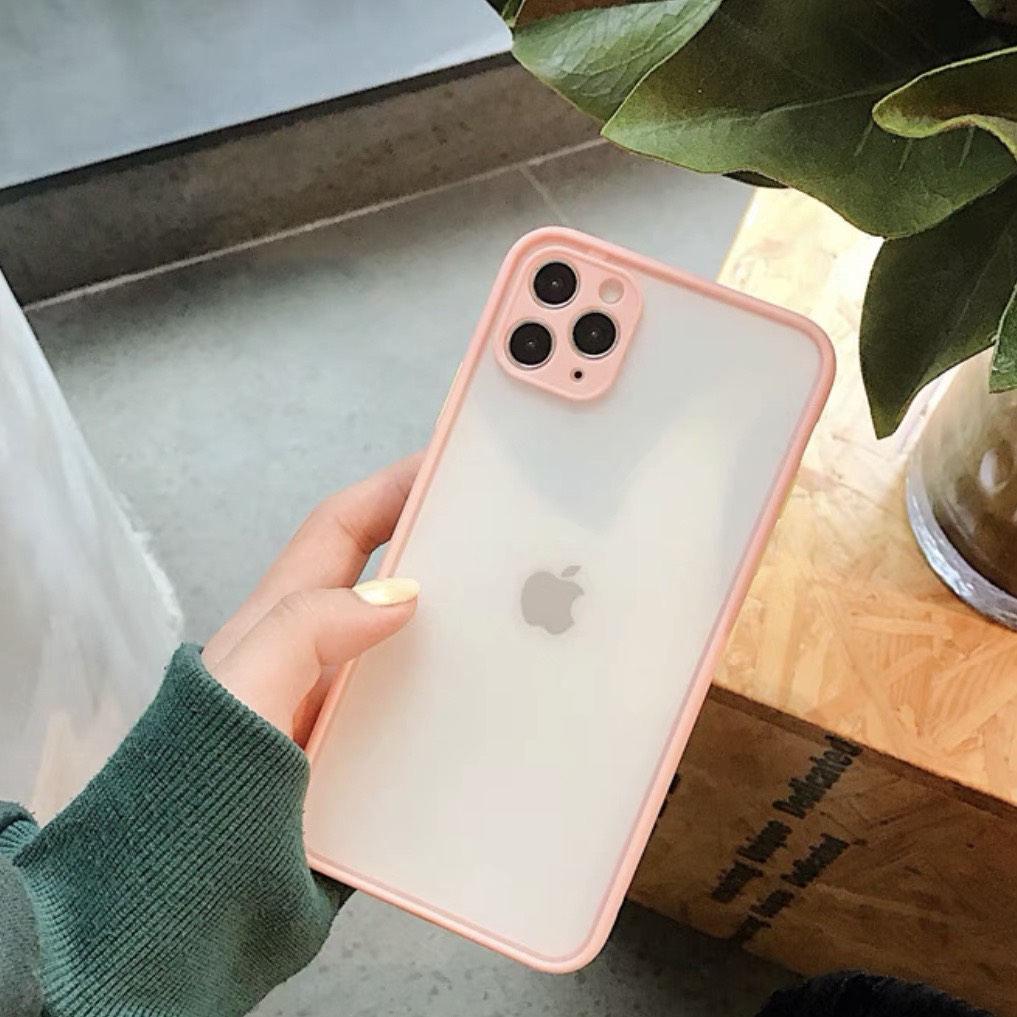 Ốp Lưng Iphone Mặt Nhám Nhiều Màu Bảo Vệ Camera (Basic Camera) 6/6plus/6s/6splus/7/7plus/8/8plus/x/xs/11/12/pro/max/plus/promax Sâu Shop