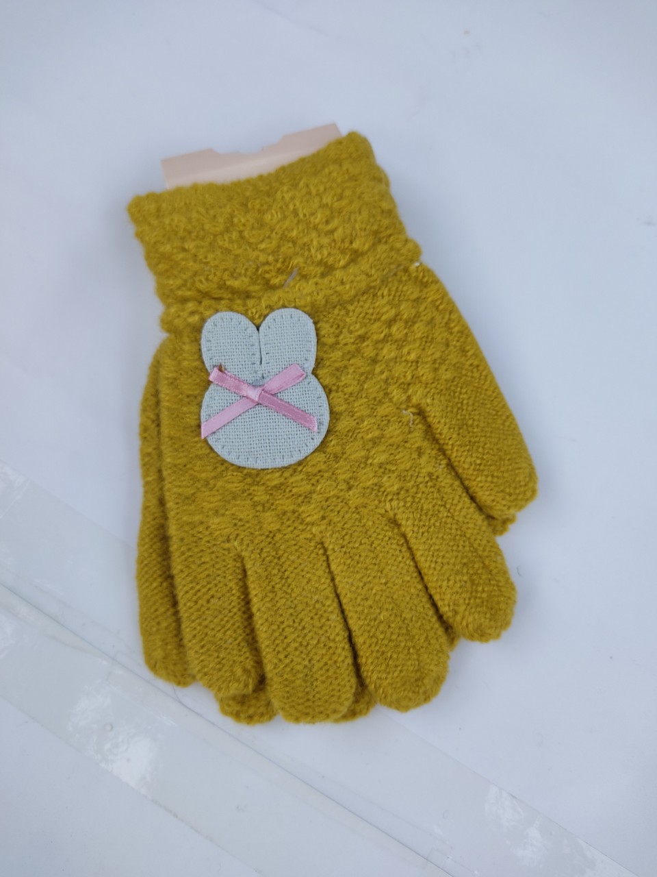 Găng tay len bé gái (1đôi) size từ 3-6 tuổi
