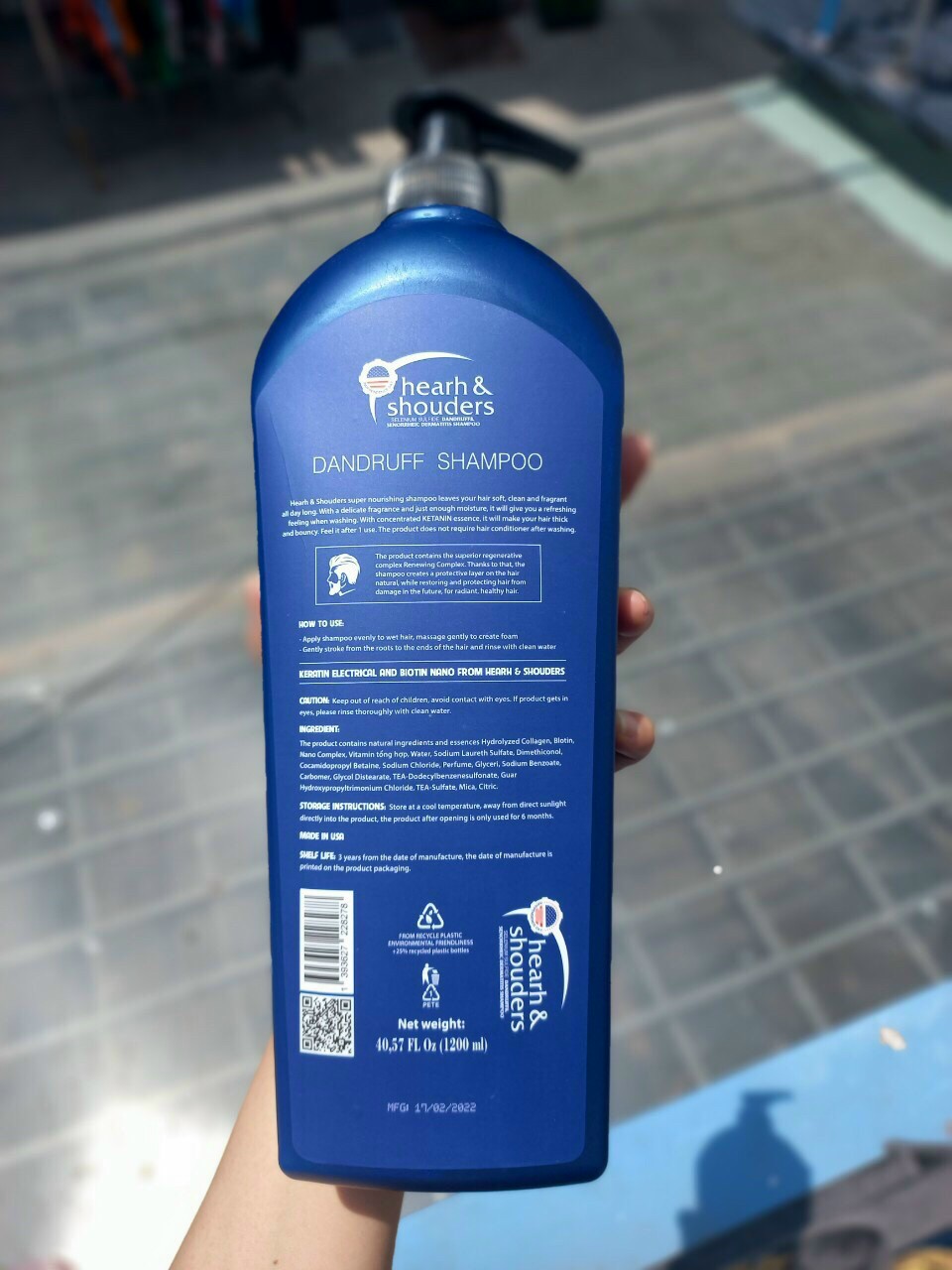 Dầu Gội Head & Shoulders Men 1200ml Sạch Gàu , Chắc Khỏe Tóc