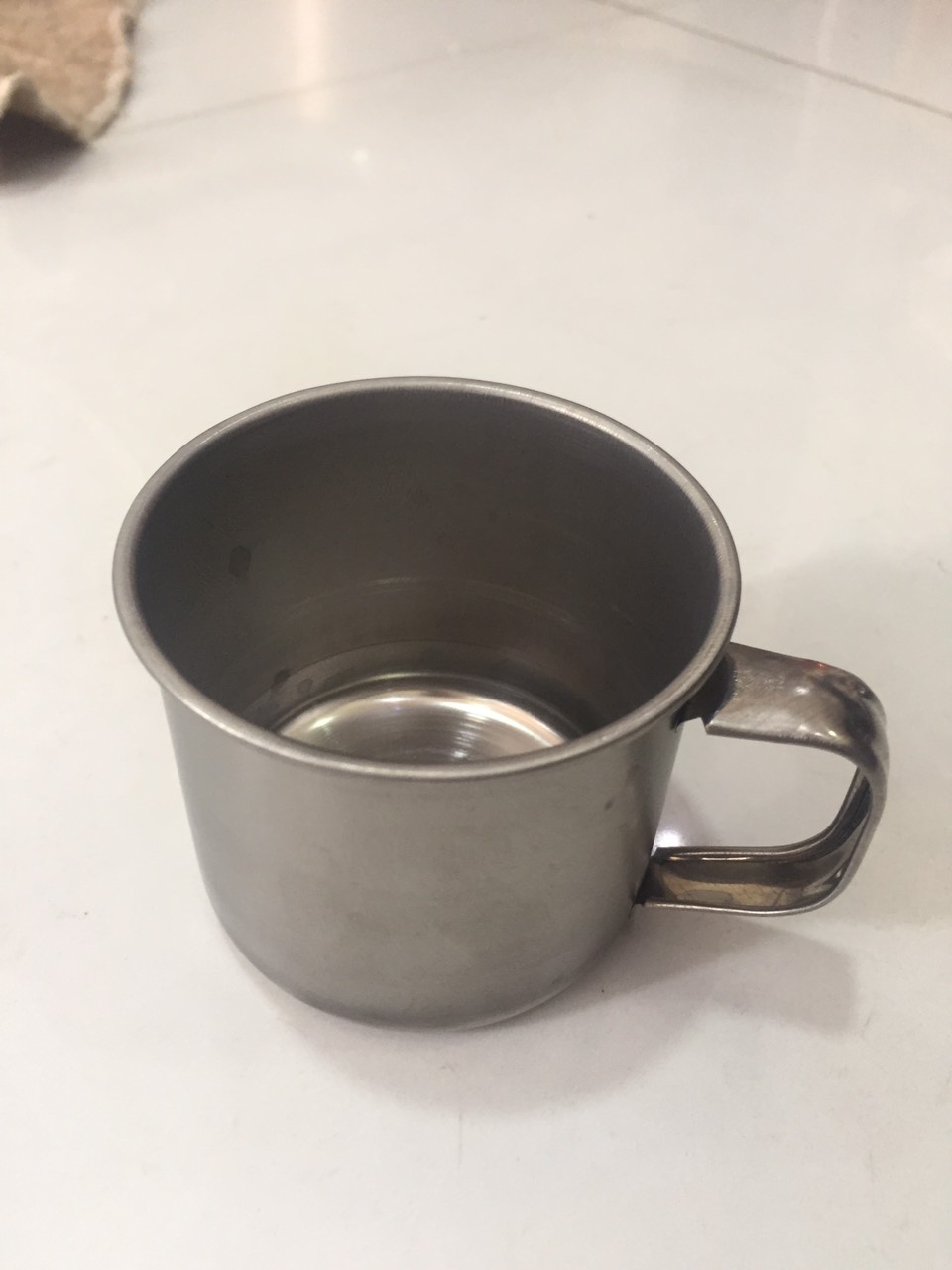 Ca Inox Uống nước 7 cm có quai - Ly inox có quai
