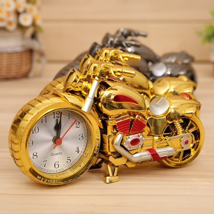 Đồng hồ để bàn báo thức hình xe mô tô