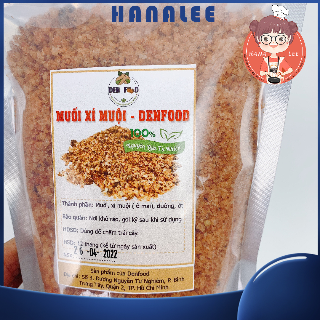 Muối ô mai xí muội Đà Lạt HanaLee - Túi 500gr