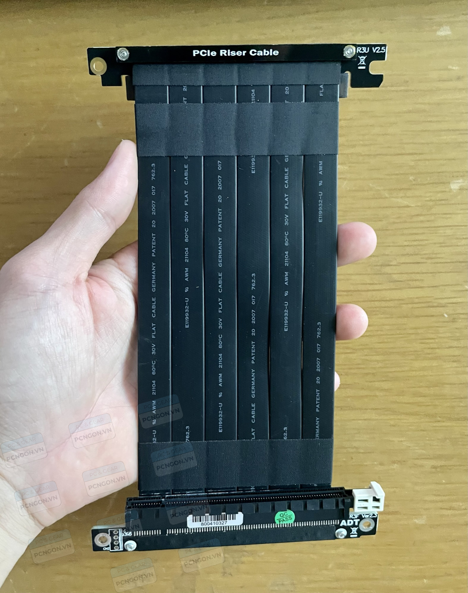 [PCNGON] Cáp nối dài VGA Riser Adt-Link PCI-E 3.0 x 16 – 18.5 cm