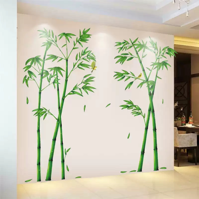Decal dán tường: Cành trúc xinh GS227