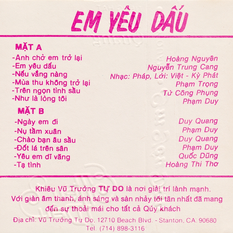 Bộ 5 đĩa CD nhạc tiếng hát Duy Quang 3