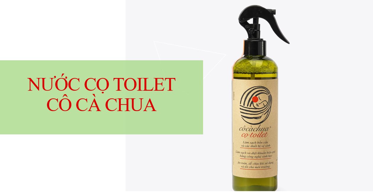 Nước cọ toilet sinh học Cô cà chua cọ 500ml