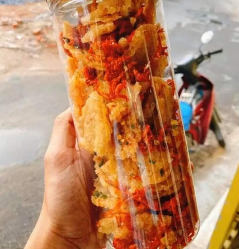 250g cơm cháy lắc khô bò - siêu hot