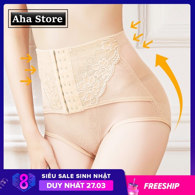 QUẦN GEN NỊT BỤNG ĐỊNH HÌNH EO THON CẠP CAO, CÓ MÓC CÀI ĐỊNH HÌNH MỀM MẠI, CHỐNG CUỘN CAO CẤP QUẦN LÓT NỮ NỊT BỤNG