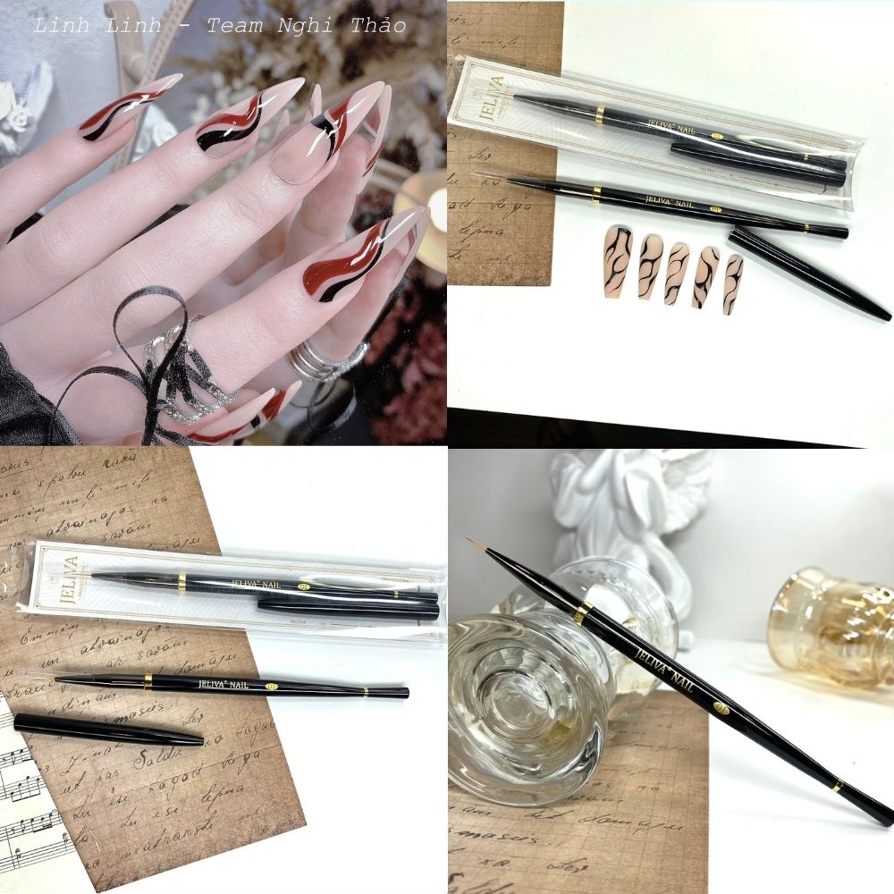 Cọ nét nail 9mm Jeliva 01