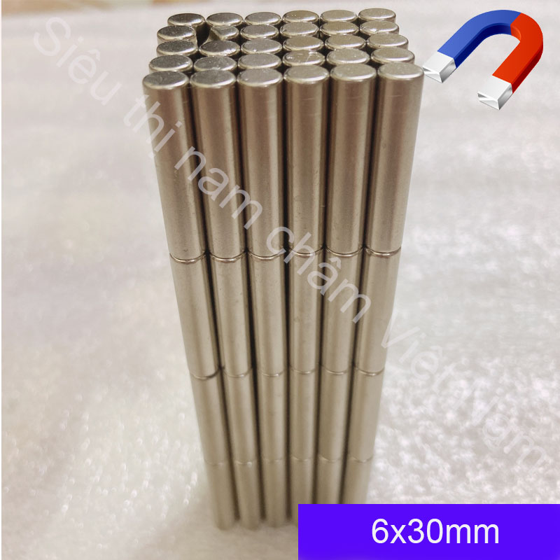 NAM CHÂM VIÊN ĐẤT HIẾM KÍCH THƯỚC 6X30MM