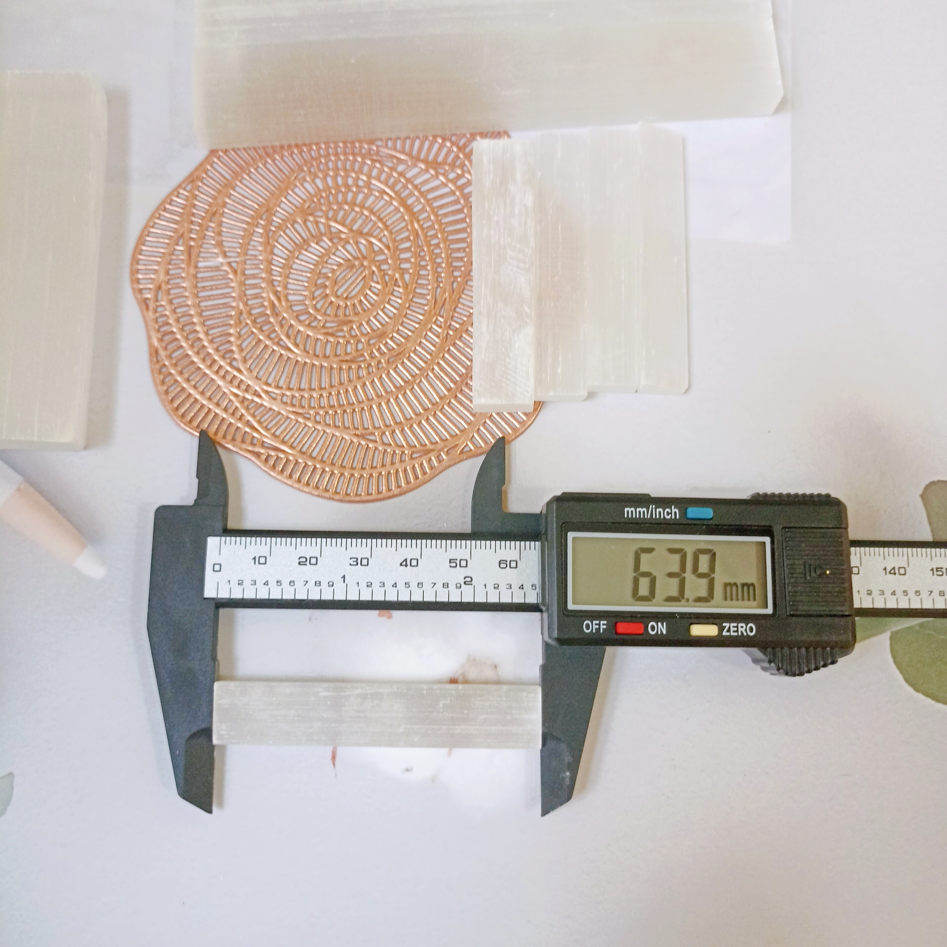 Thanh Selenite đá thanh tẩy