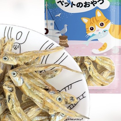 CÁ SẤY, TÔM SẤY KHÔ SNACK CHO MÈO GÓI 80GR