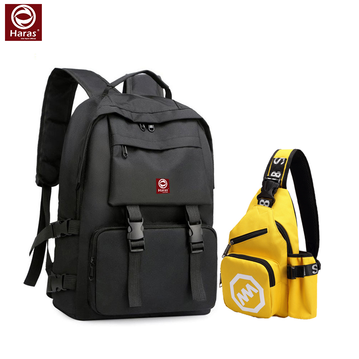 Combo Balo Ulzzang Thời Trang Hàn Quốc Và Túi Đeo Chéo Cá Tính HARAS HR270HR127