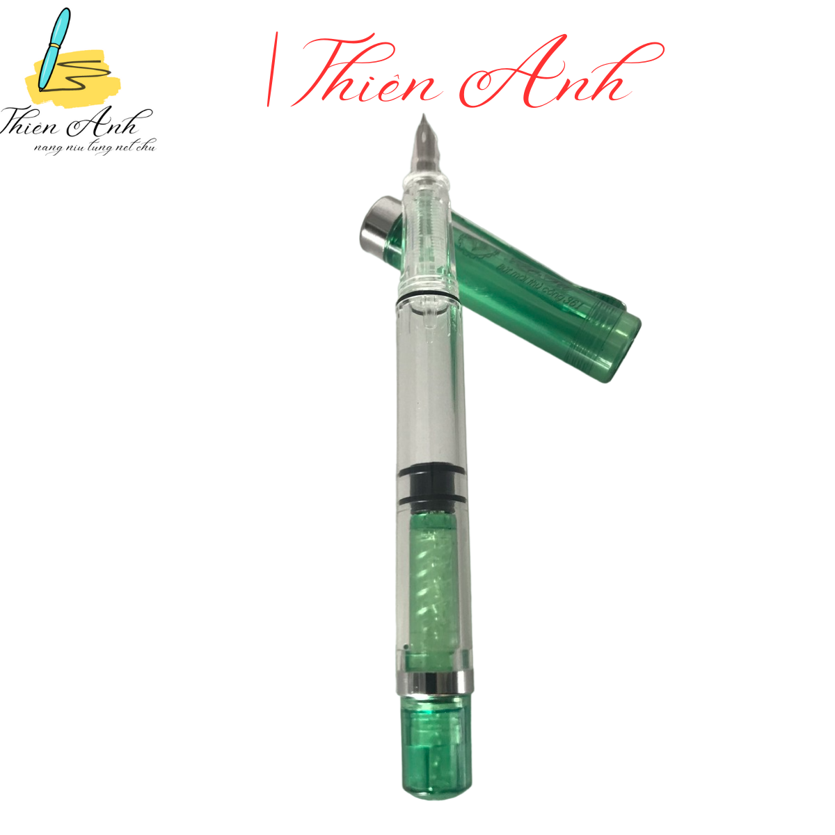 Bút luyện chữ đẹp Leta 361 thân trong, ngòi lụa lá tre thanh đậm cực tốt, bút máy luyện chữ Leta 361 thanh đậm tốt