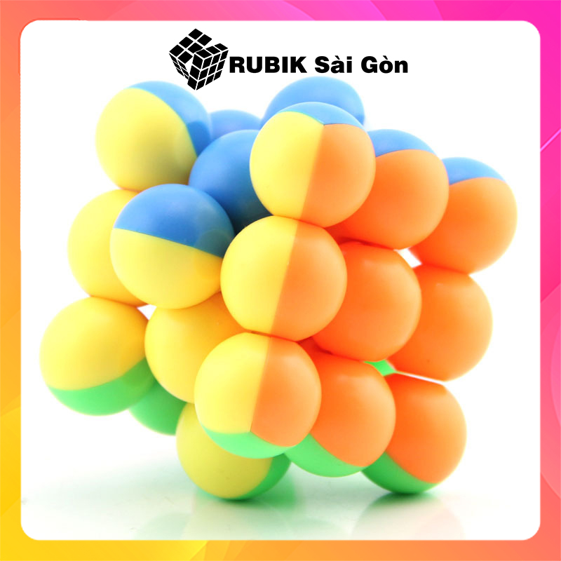 Rubik bóng tròn yongjun bead ball cube 3x3 rubic biến thể đồ chơi trí tuệ