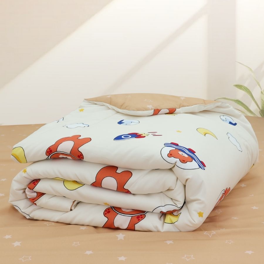Bộ 5 món drap, áo gối kèm mền Stefani - ST200047 - Bộ chăn ga gối cotton