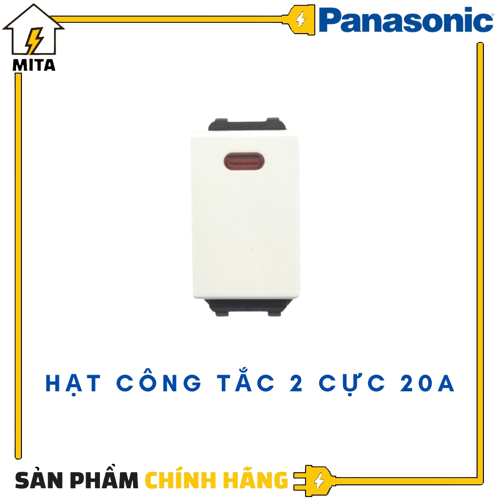 Hạt Module Công tắc 2 Cực 20A Panasonic - Công tắc bình nóng lạnh Panasonic - MITA
