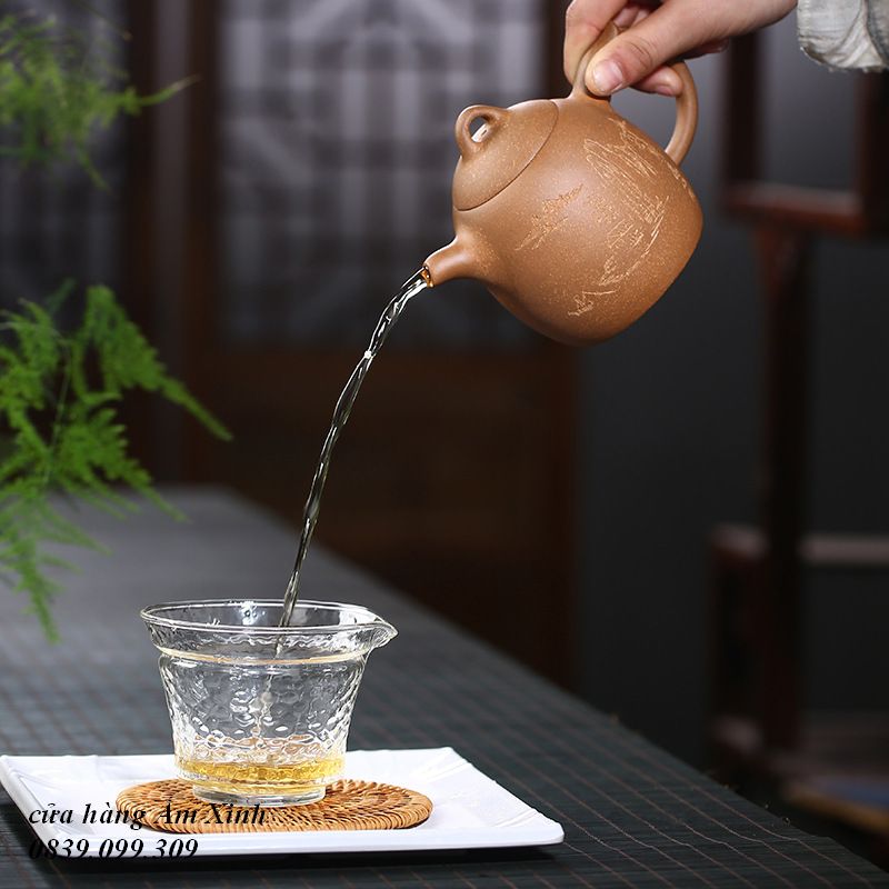 Ấm Tử Sa Nghi Hưng Tần Quyền 420 ml