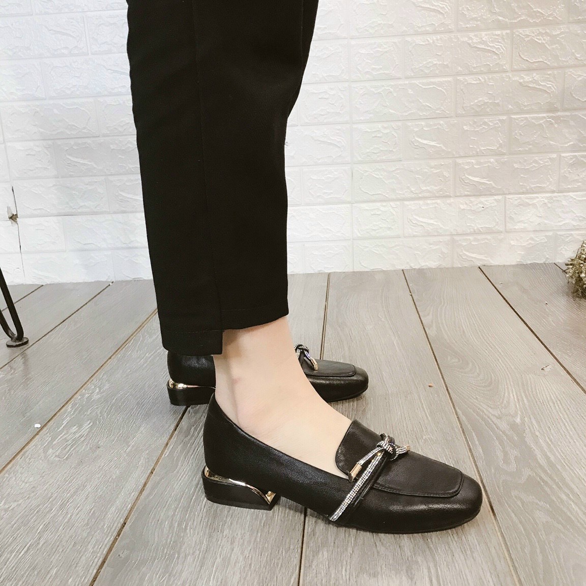 Giày nữ giày Moka Vintage mẫu mới