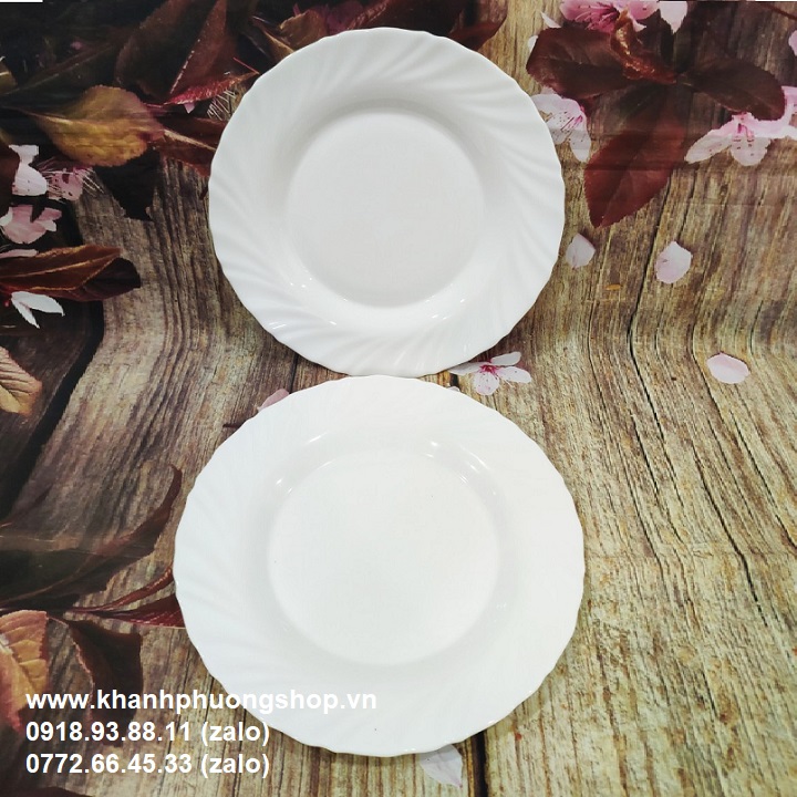 [HCM]dĩa sứ trắng - dĩa sứ trắng