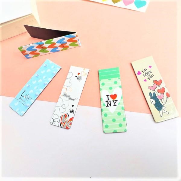 [HCM]Combo 5 Bookmark Nam Châm Đánh Dấu Sách - Love (Mẫu Ngẫu Nhiên)