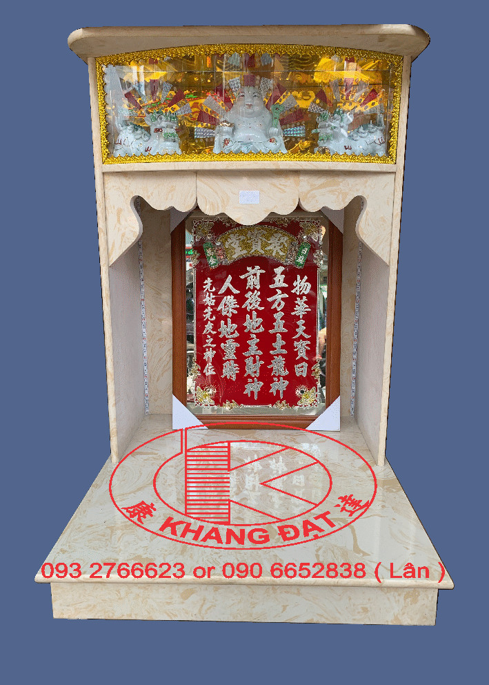 Tủ thờ thần tài đá nhân tạo