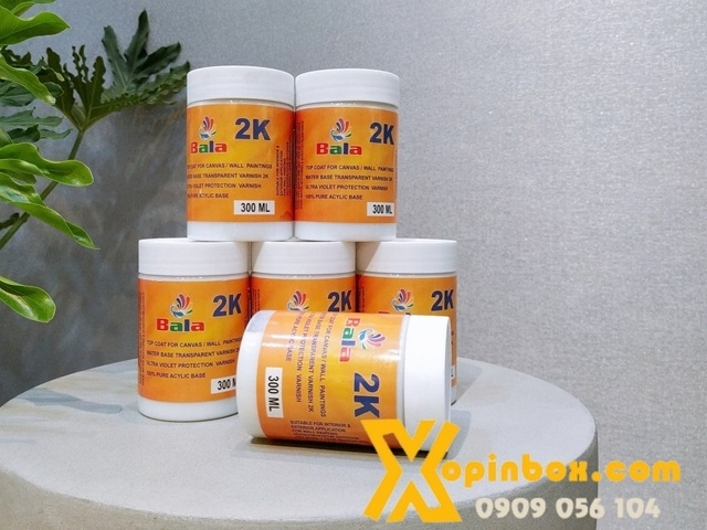 Sơn phủ bóng 2k bảo quản tranh 300ml