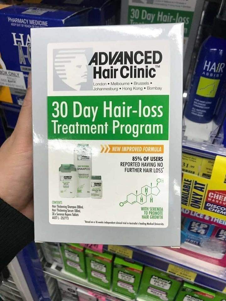Advanced hair clinic Bộ sản phẩm rụng tóc