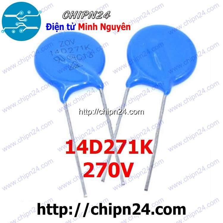 Tụ chống sét varistor 14d271k 14d 270v