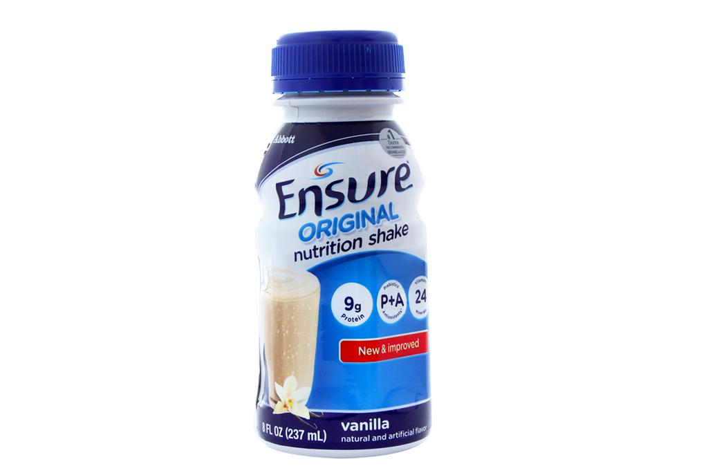 Lốc 6 chai sữa bột pha sẵn Ensure Original vani 237ml