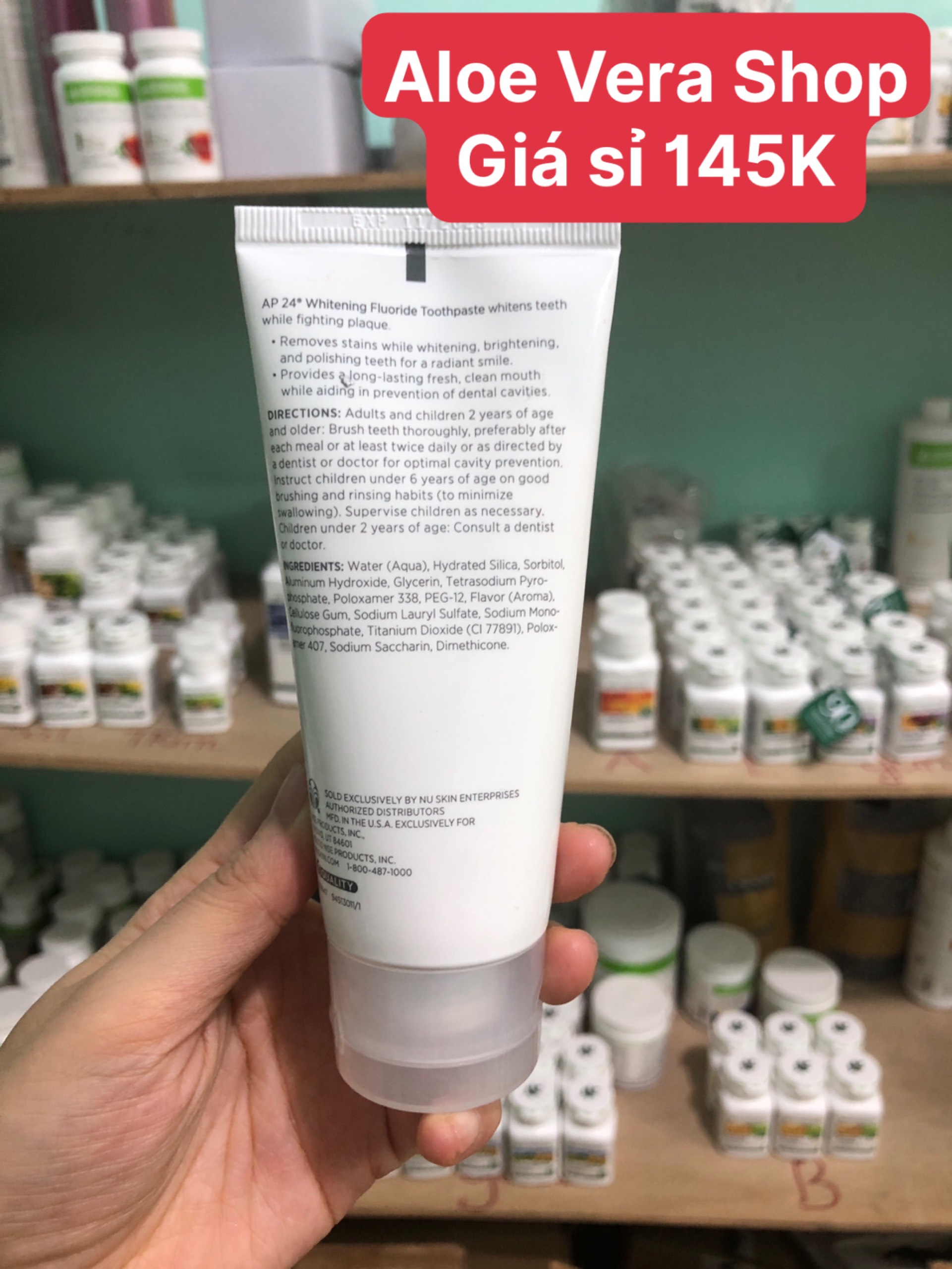 [RẺ VÔ ĐỊCH] Kem Đánh Răng AP24 Nuskin 110g ( tem tiếng anh )