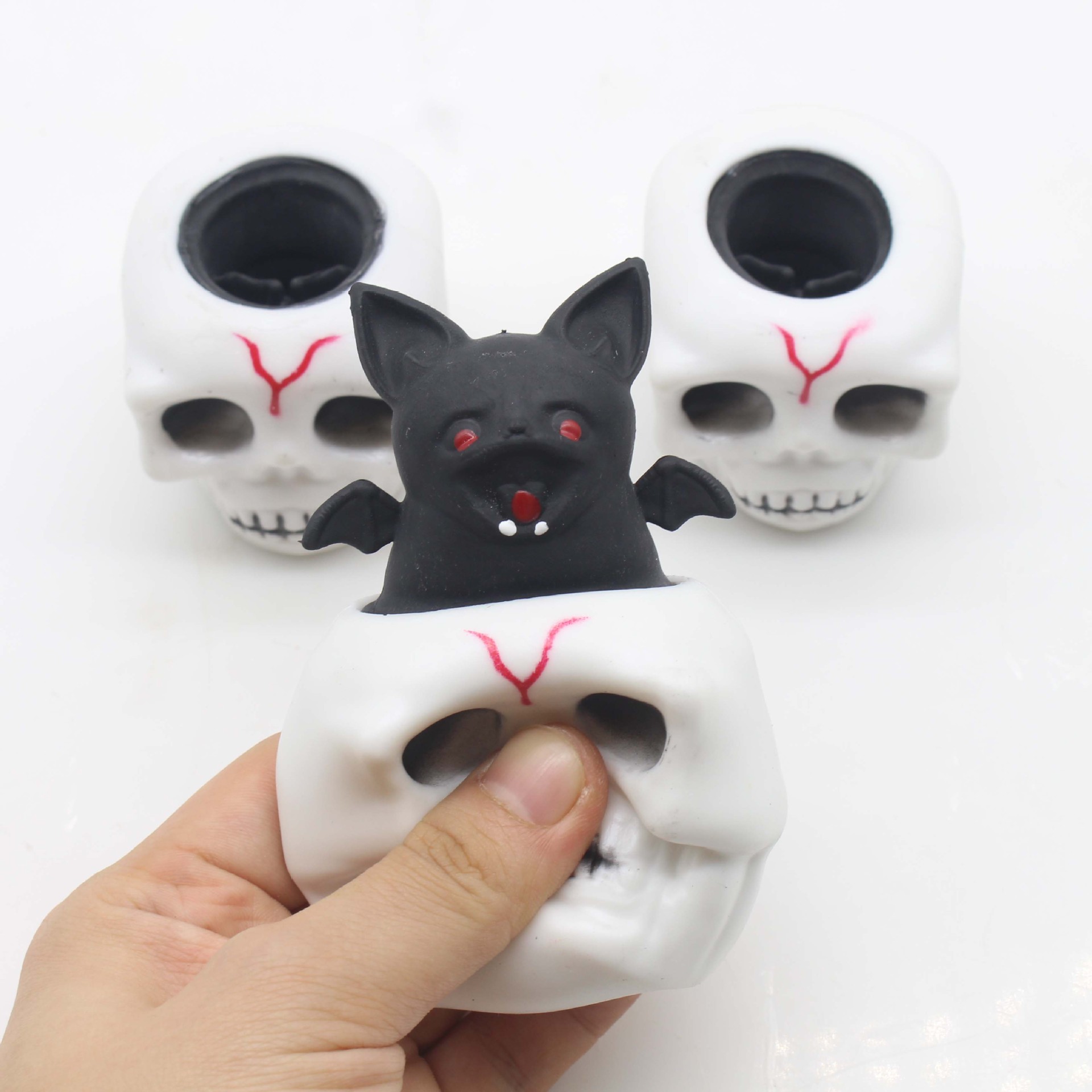 Squishy Quả bí ngô bóp Halloween | Dơi ma quái