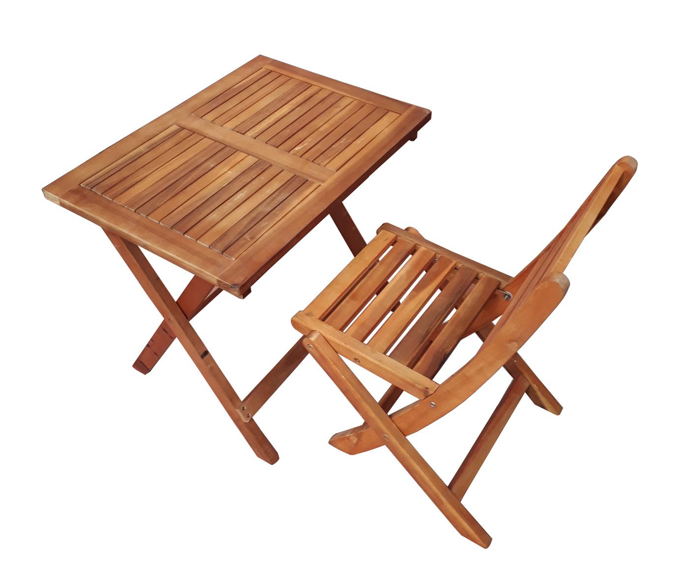 Bàn cafe xếp gọn 60x45x52cm (Vàng nhạt)