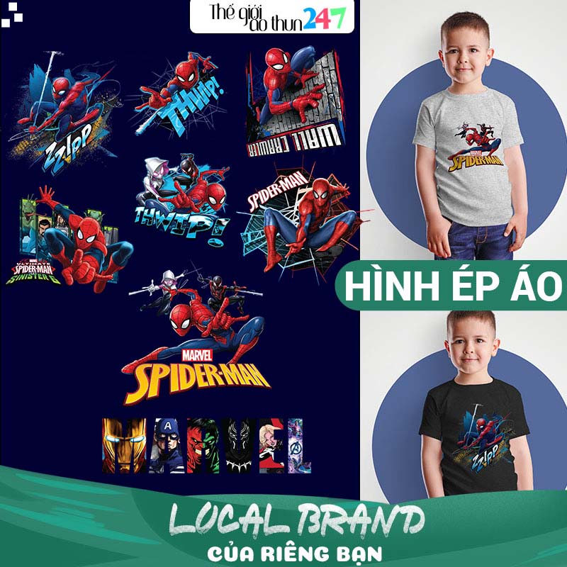 [Hình ủi, ép nhiệt] Hình siêu nhân cho trẻ SN3