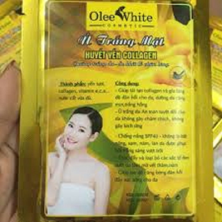 Ủ trắng huyết yến collagen (dùng cho face và body) giúp da trắng sáng mịn màng