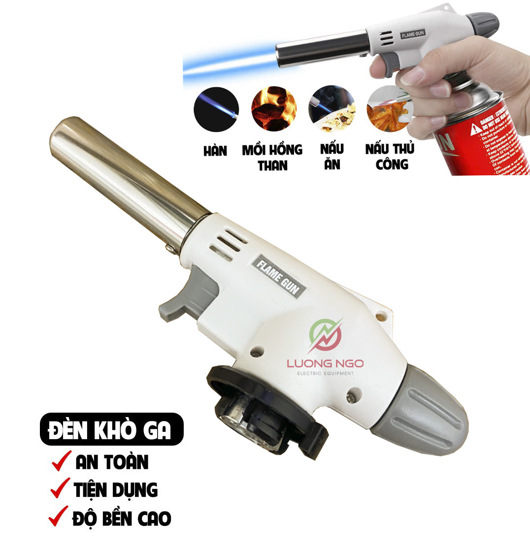Súng khò gas 922 chất lượng cao cấp - súng mồi bếp than cắm trại súng khò chống xì gas an toàn tuyệt đối - súng khò giã cày party nhóm