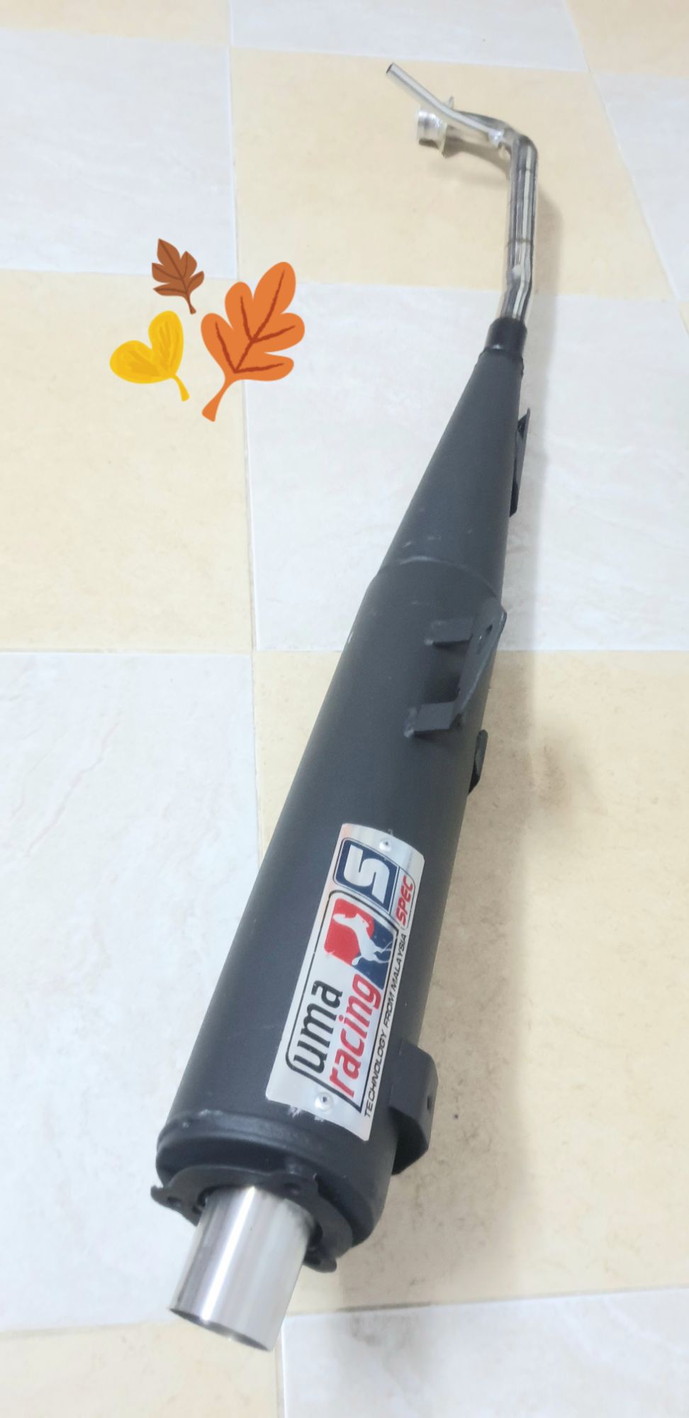 Mẫu pô uma racing V4 có ống hơi cho SIRIUS JUPITER .