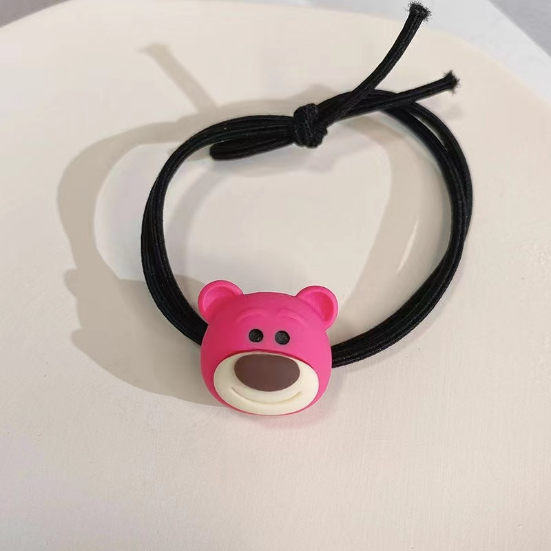 Cột tóc gấu losto đơn giản dễ thương- cột tóc gấu dâu - Selenshop