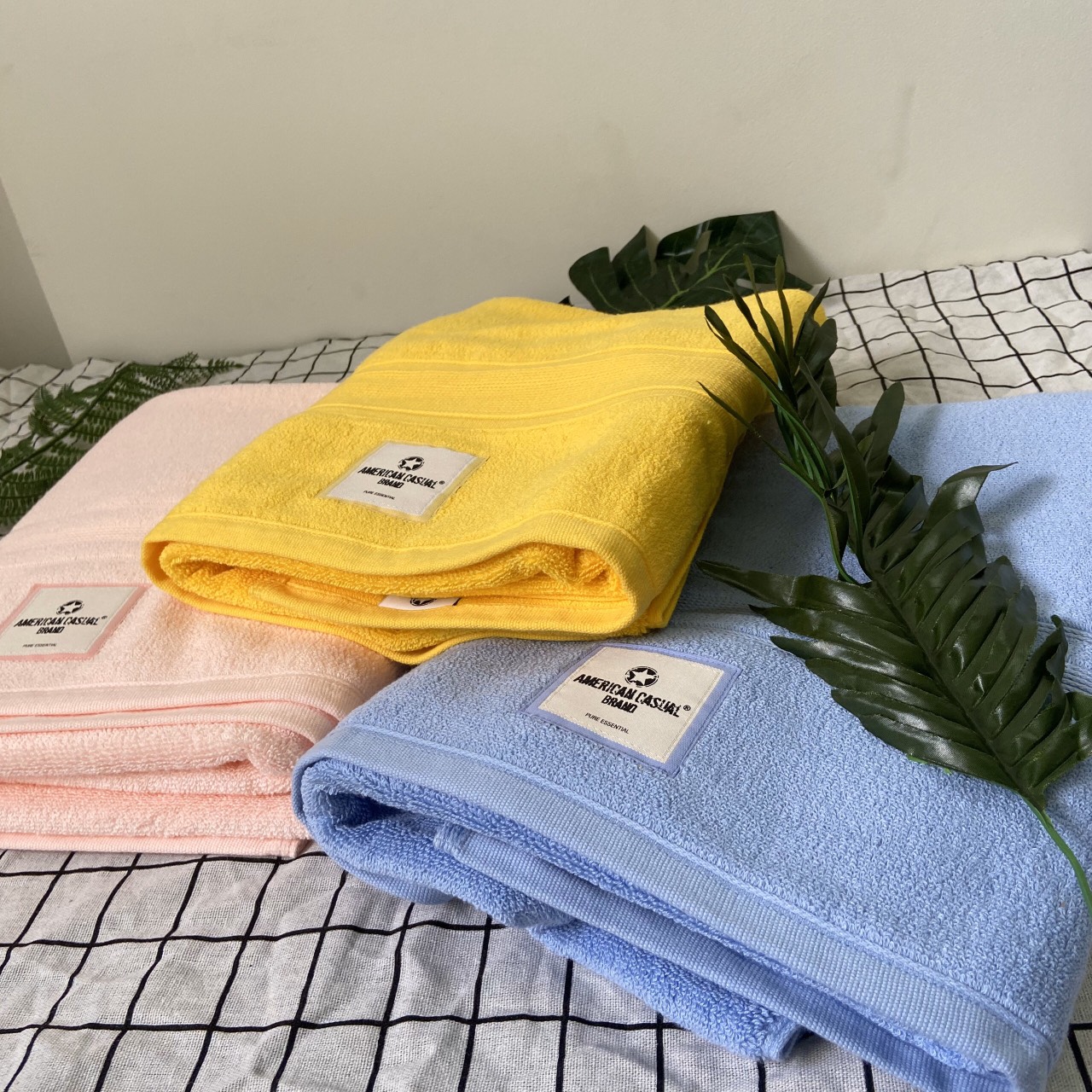 KHĂN CAO CẤP SIZE LỚN 100% COTTON XUẤT KHẨU HÀN QUỐC