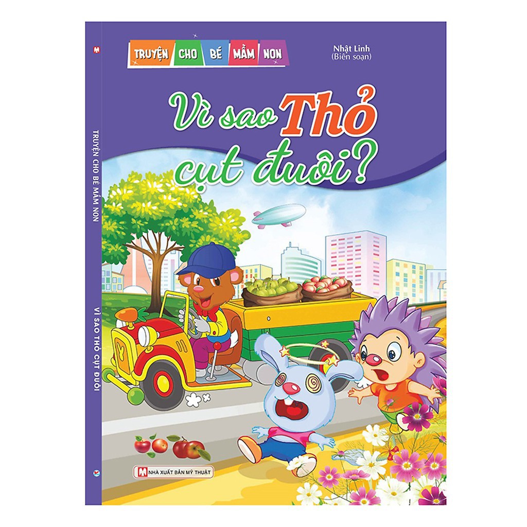 Tân việt - sách - truyện cho bé mầm non - vì sao thỏ cụt đuôi?