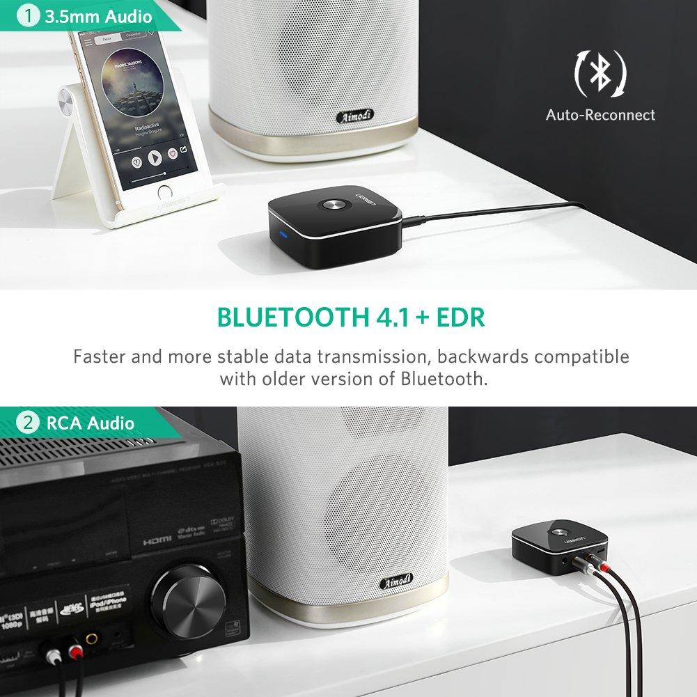 Bộ Thu Bluetooth 4.1 Ugreen 30445 Cho Loa, Âm Ly