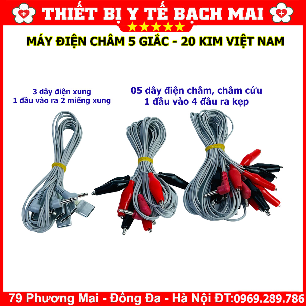 Máy Điện Châm 20 Kim Việt Nam ACUPUNCTURE UNIT